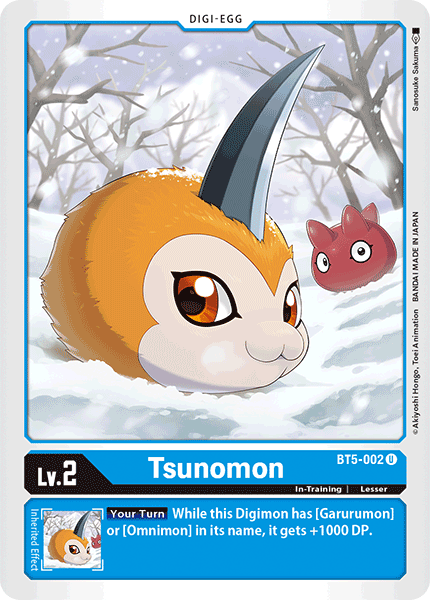 Image of Tsunomon [BT5-002] [Battle of Omni]