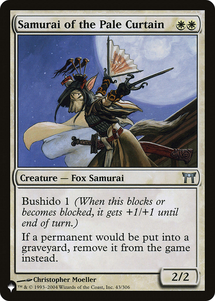 Image of Samurai of the Pale Curtain [The List]