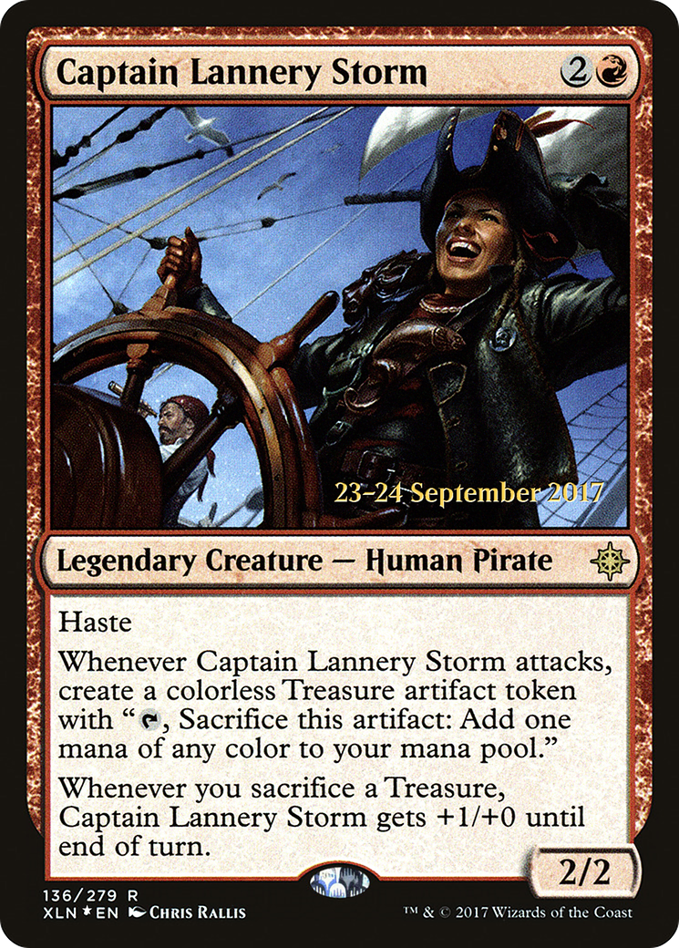 Image of Captain Lannery Storm [Ixalan Prerelease Promos]