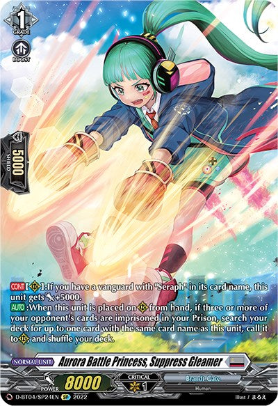 Image of Aurora Battle Princess, Suppress Gleamer (D-BT04/SP24EN) [Awakening of Chakrabarthi]