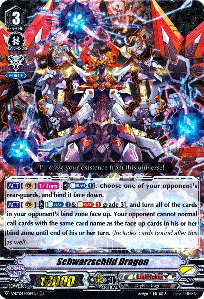 Image of Schwarzschild Dragon (V-BT04/009EN) [Vilest! Deletor]