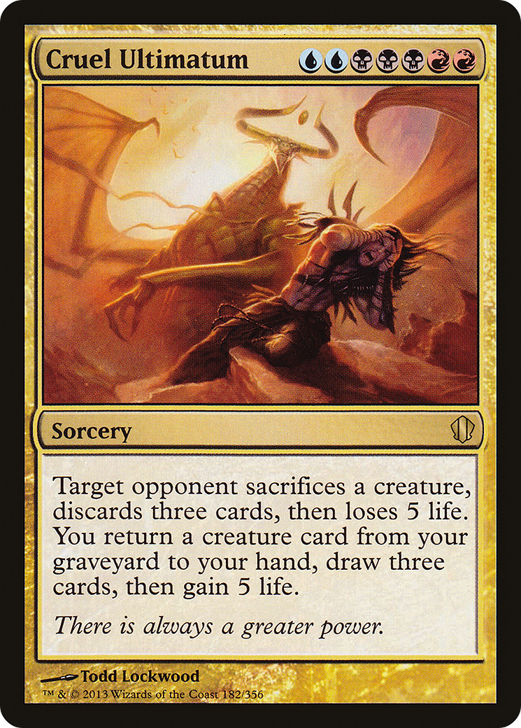 Image of Cruel Ultimatum [Commander 2013]