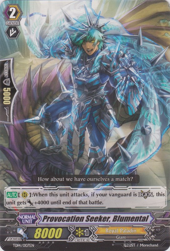 Image of Provocation Seeker, Blumenthal (TD14/007EN) [Trial Deck 14: Seeker of Hope]
