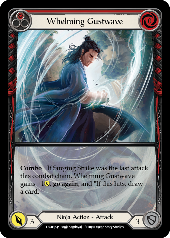 Image of Whelming Gustwave (Red) [LGS007-P] (Promo)  1st Edition Normal