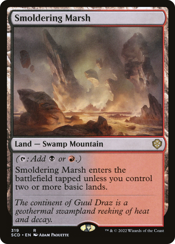 Image of Smoldering Marsh [Starter Commander Decks]