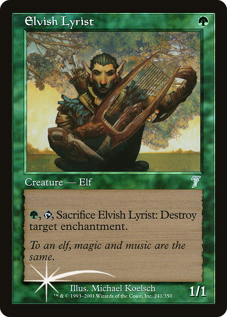 Image of Elvish Lyrist [Seventh Edition]