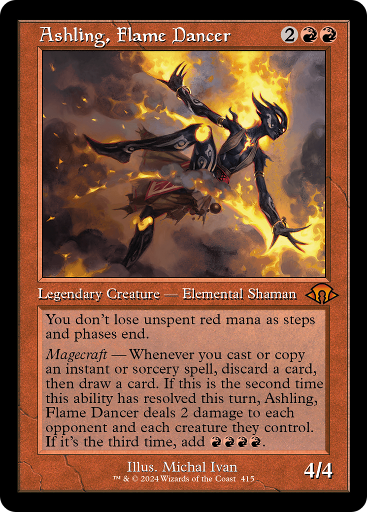 Image of Ashling, Flame Dancer (Retro) [Modern Horizons 3]