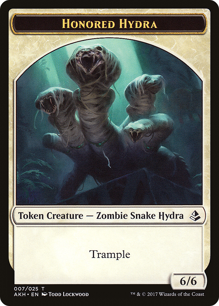 Image of Honored Hydra Token (AKH-007) - Amonkhet Tokens Foil
