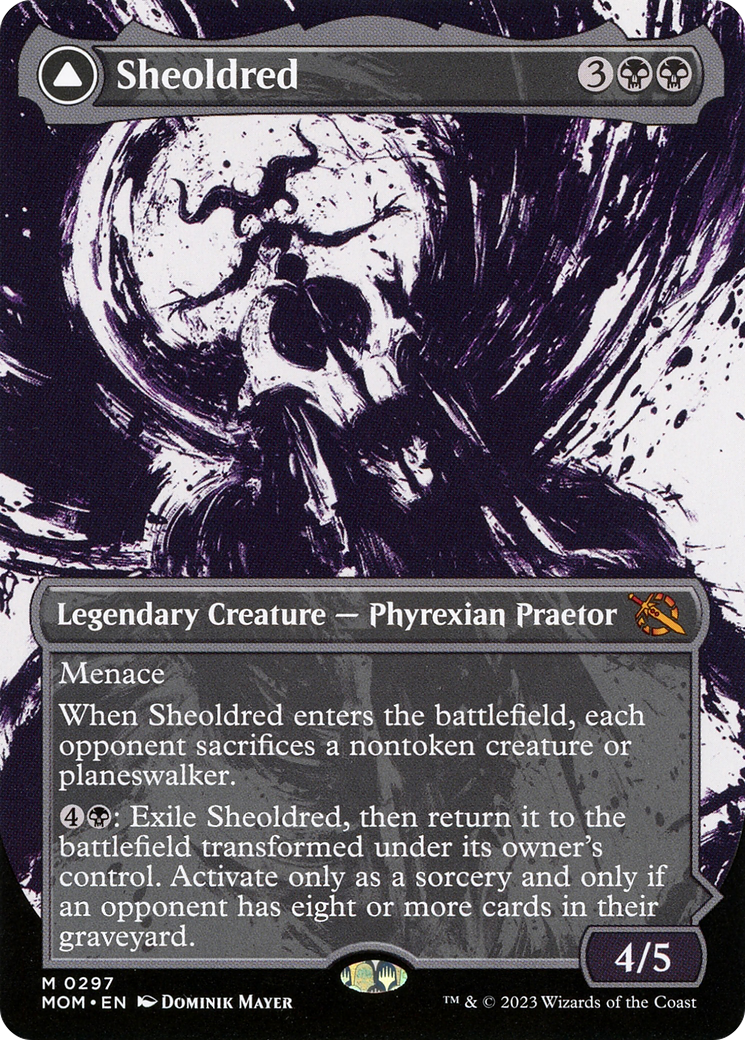 Image of Sheoldred // The True Scriptures (Showcase Planar Booster Fun) [March of the Machine]