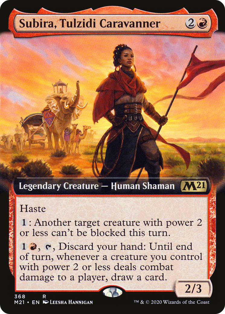 Image of Subira, Tulzidi Caravanner (Extended Art) [Core Set 2021]