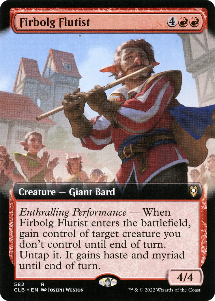 Image of Firbolg Flutist (Extended Art) [Commander Legends: Battle for Baldur's Gate]
