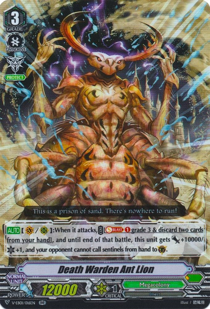 Image of Death Warden Ant Lion (V-EB01/016EN) [The Destructive Roar]