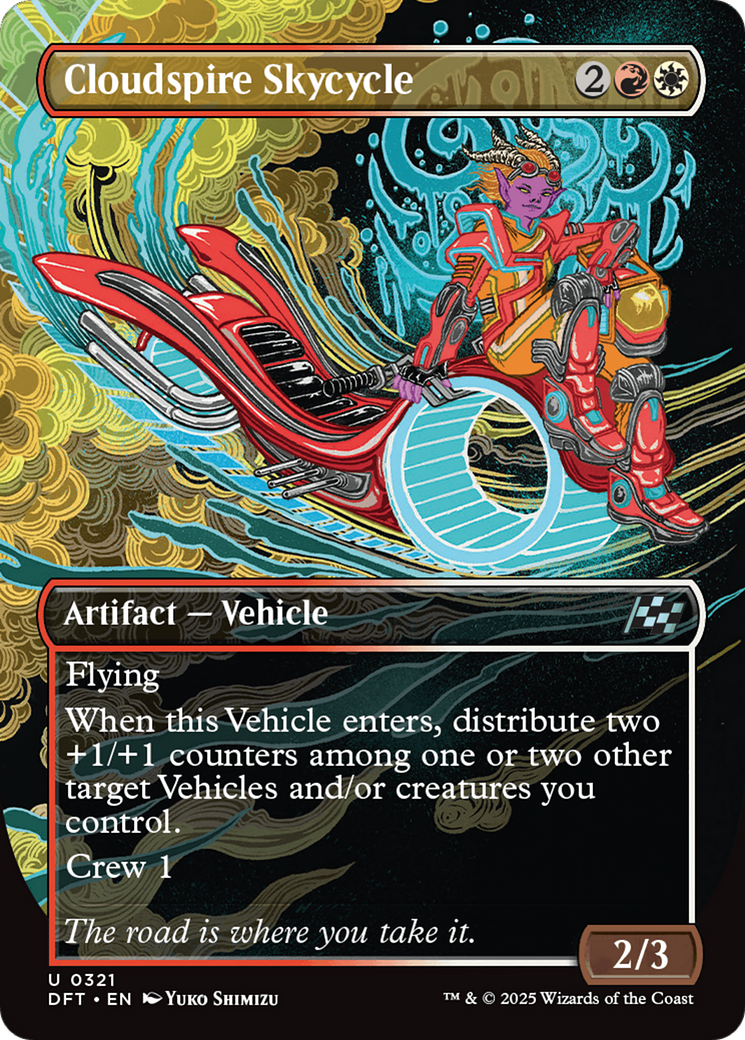 Image of Cloudspire Skycycle (Borderless) [Aetherdrift]