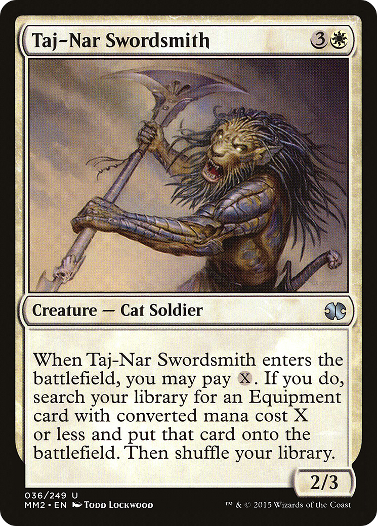 Image of Taj-Nar Swordsmith [Modern Masters 2015]