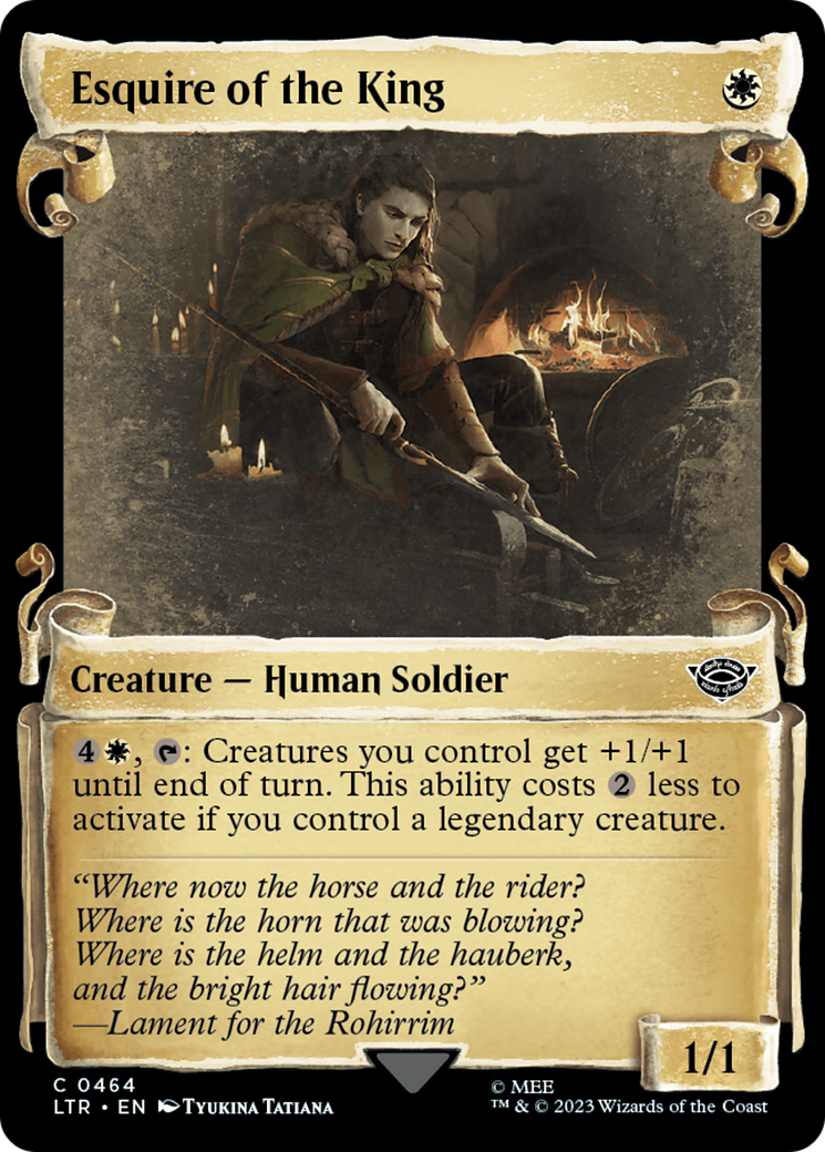 Image of Esquire of the King [The Lord of the Rings: Tales of Middle-Earth Showcase Scrolls]