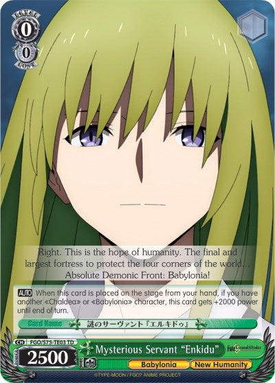 Image of Mysterious Servant 