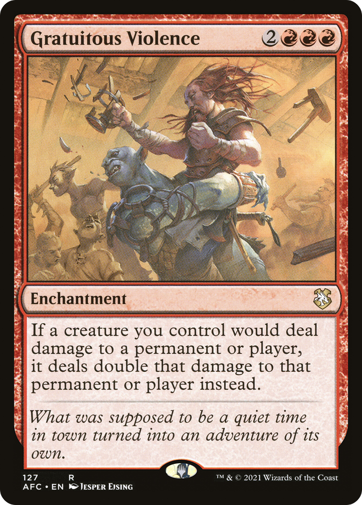 Image of Gratuitous Violence [Dungeons & Dragons: Adventures in the Forgotten Realms Commander]