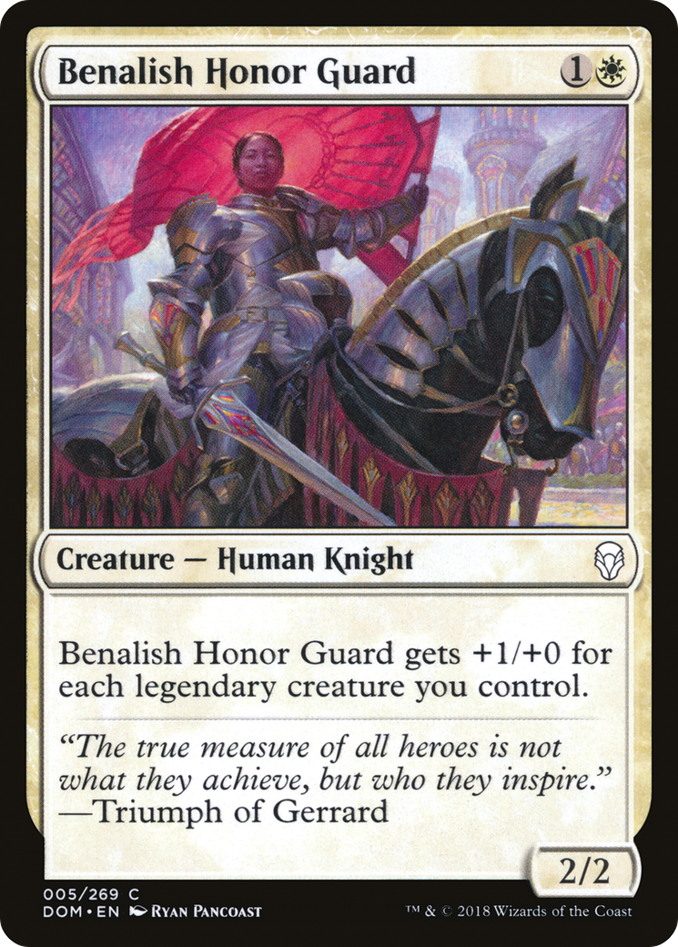 Image of Benalish Honor Guard [Dominaria]