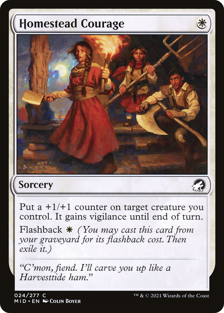 Image of Homestead Courage [Innistrad: Midnight Hunt]