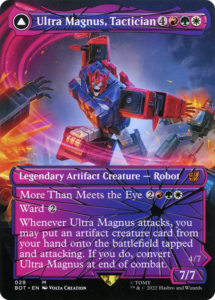 Image of Ultra Magnus, Tactician // Ultra Magnus, Armored Carrier (Shattered Glass) [Transformers]