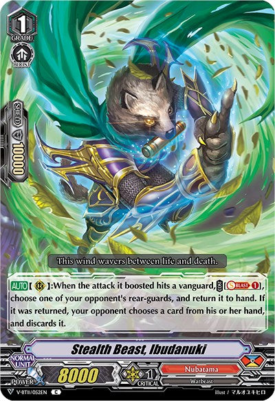Image of Stealth Beast, Ibudanuki (V-BT11/052EN) [Storm of the Blue Cavalry]