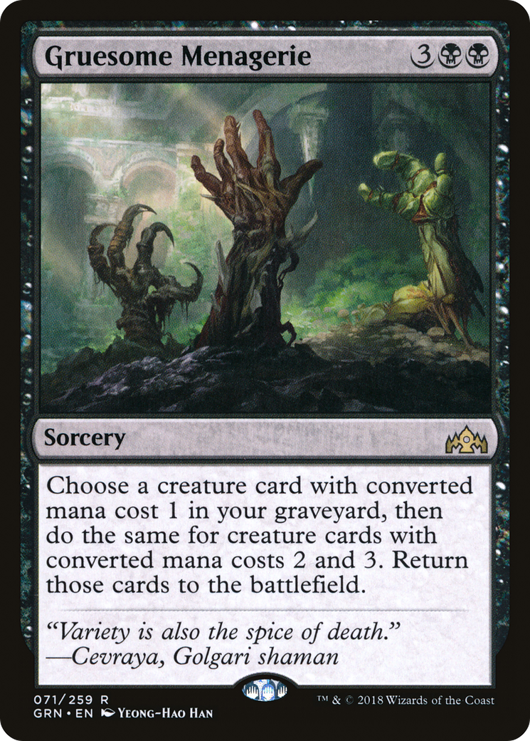 Image of Gruesome Menagerie [Guilds of Ravnica]