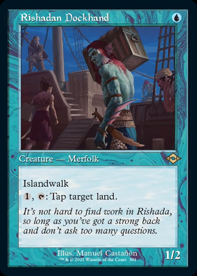 Image of Rishadan Dockhand (Retro Foil Etched) [Modern Horizons 2]