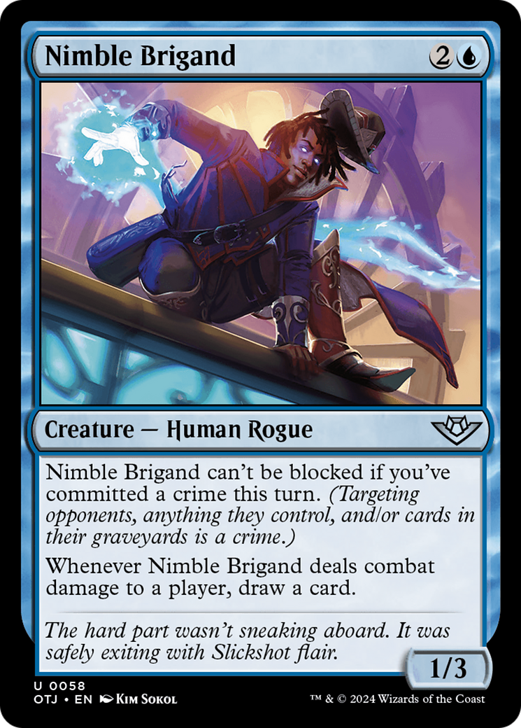 Image of Nimble Brigand [Outlaws of Thunder Junction]