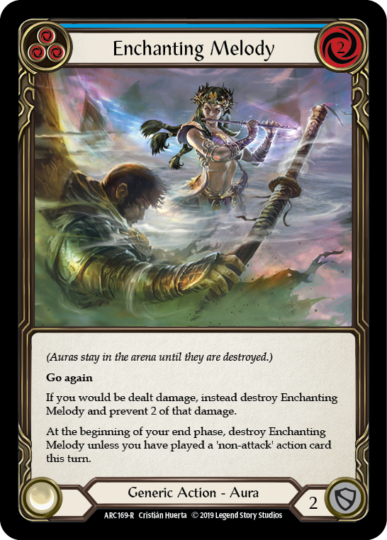 Image of Enchanting Melody (Blue) [ARC169-R] (Arcane Rising)  1st Edition Normal