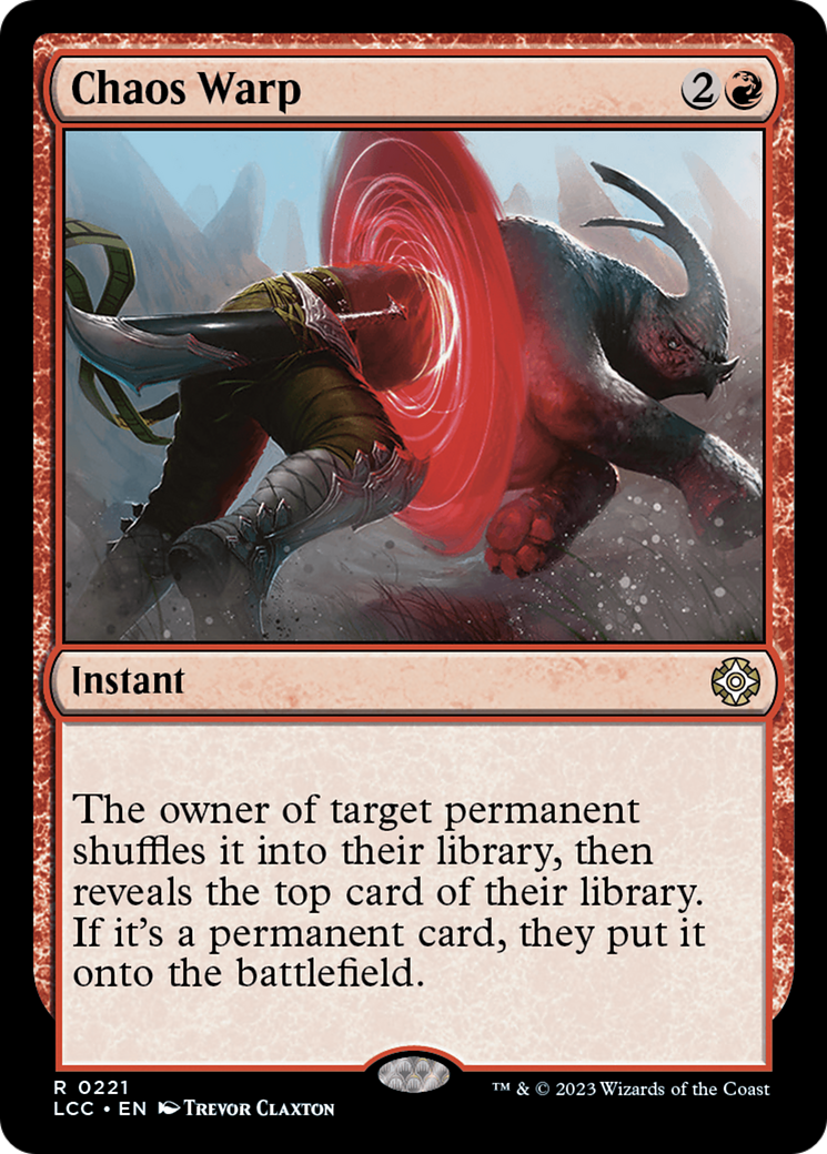 Image of Chaos Warp [The Lost Caverns of Ixalan Commander]