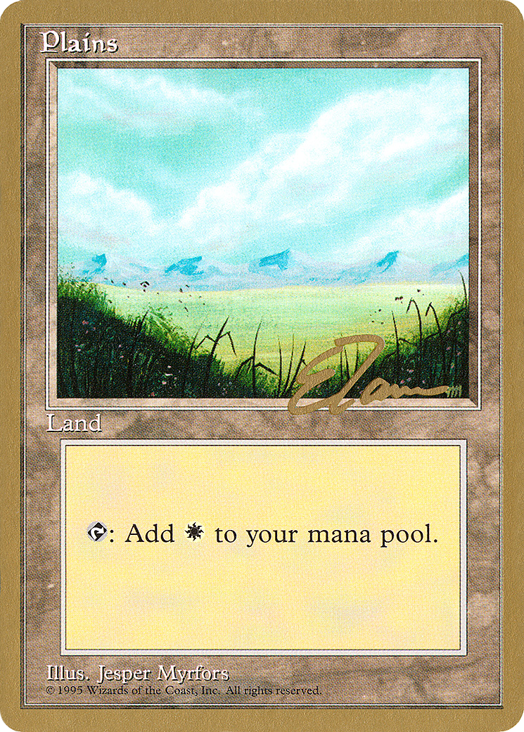 Image of Plains (et364) (Eric Tam) [Pro Tour Collector Set]