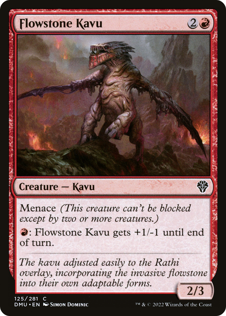 Image of Flowstone Kavu [Dominaria United]