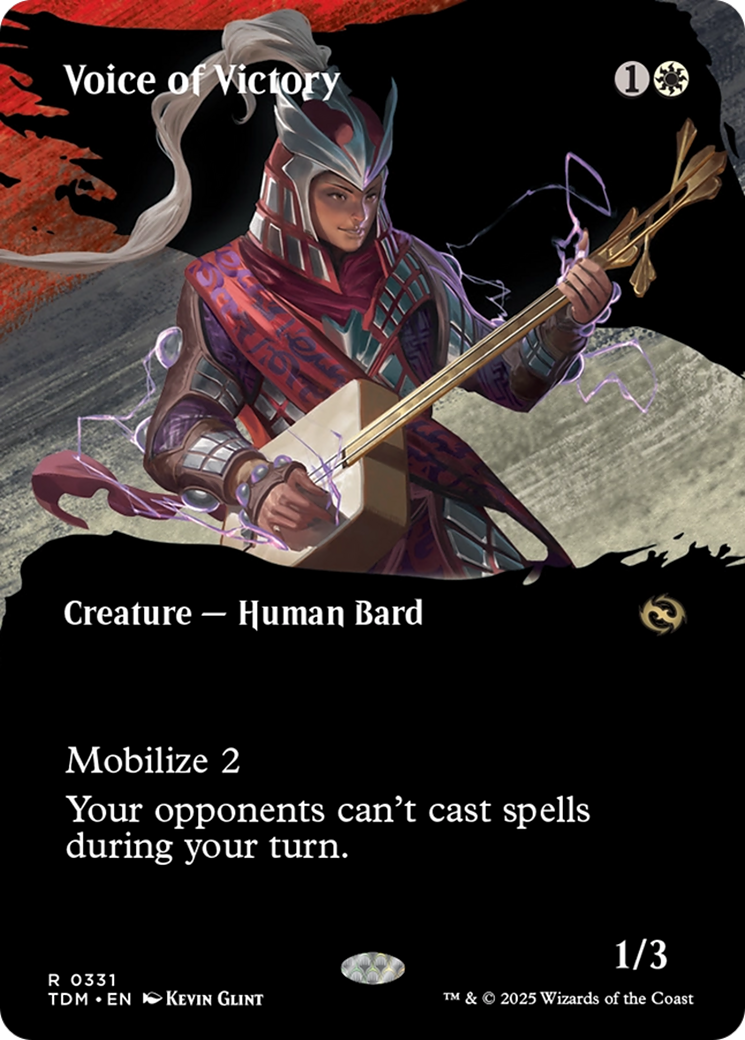 Image of Voice of Victory (Borderless) [Tarkir: Dragonstorm]