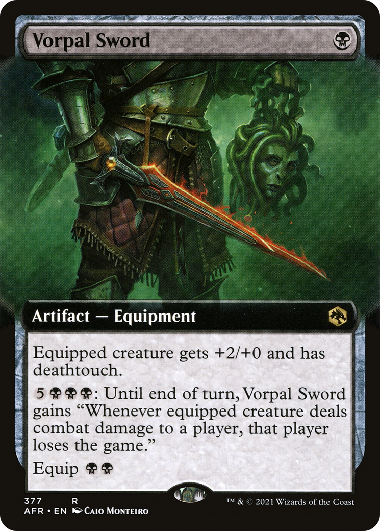 Image of Vorpal Sword (Extended Art) [Dungeons & Dragons: Adventures in the Forgotten Realms]