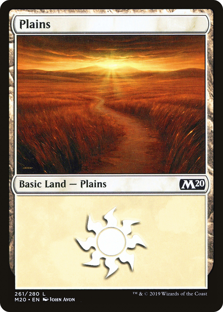 Image of Plains (261) [Core Set 2020]