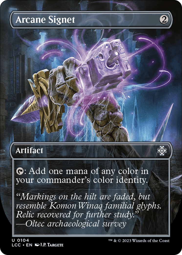 Image of Arcane Signet (Borderless) [The Lost Caverns of Ixalan Commander]