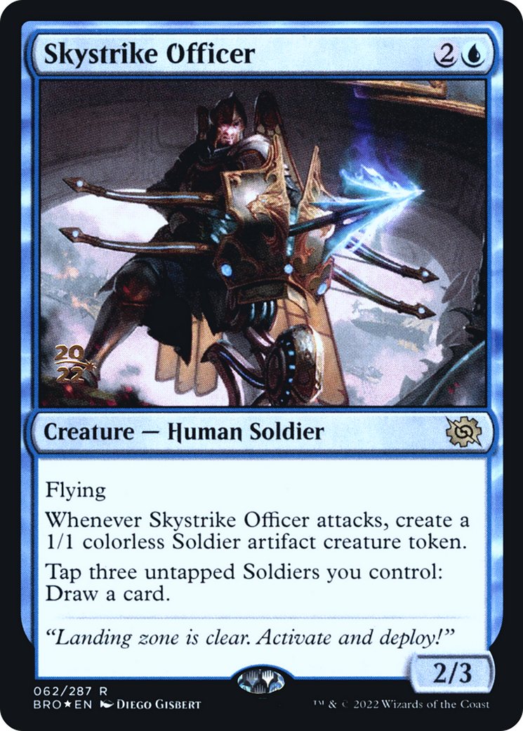Image of Skystrike Officer [The Brothers' War Prerelease Promos]