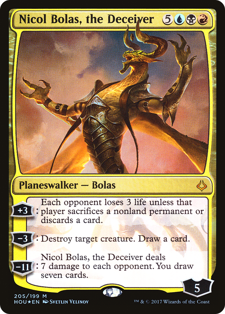 Image of Nicol Bolas, the Deceiver [Hour of Devastation]
