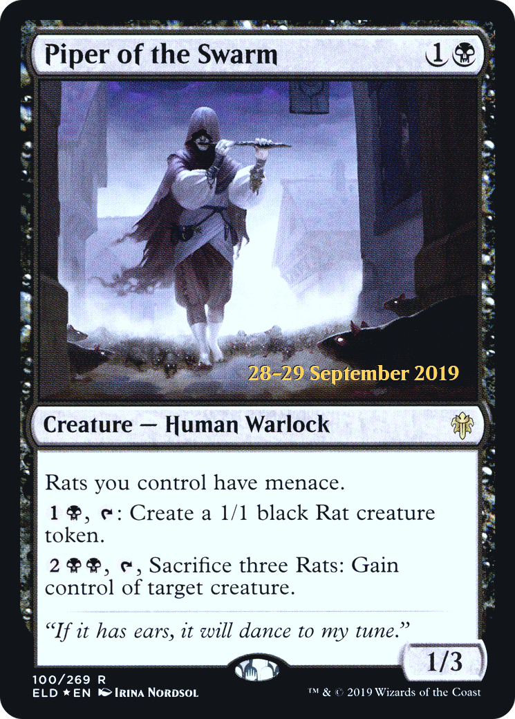Image of Piper of the Swarm [Throne of Eldraine Prerelease Promos]