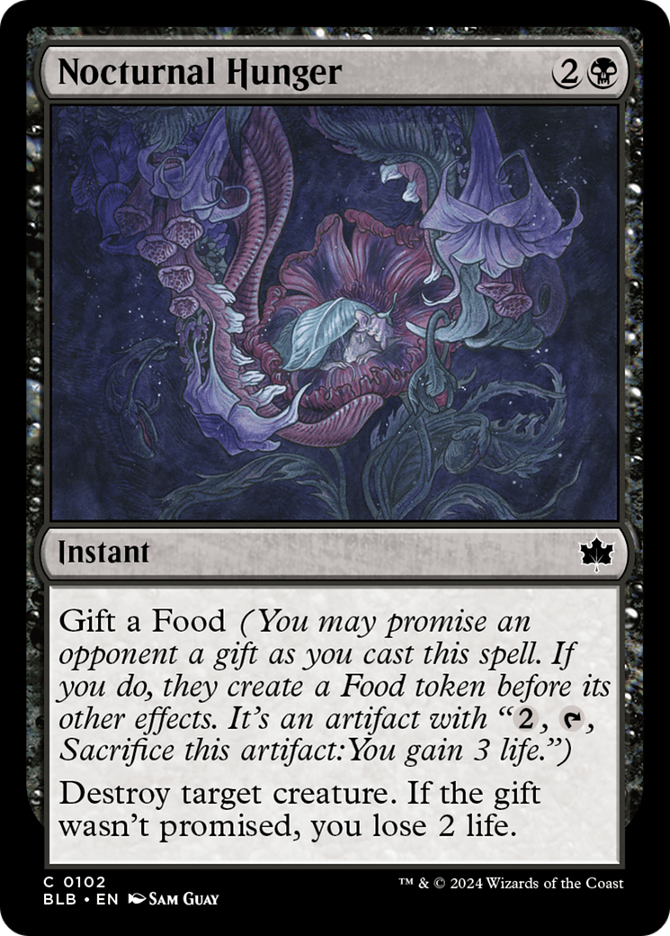 Image of Nocturnal Hunger [Bloomburrow]