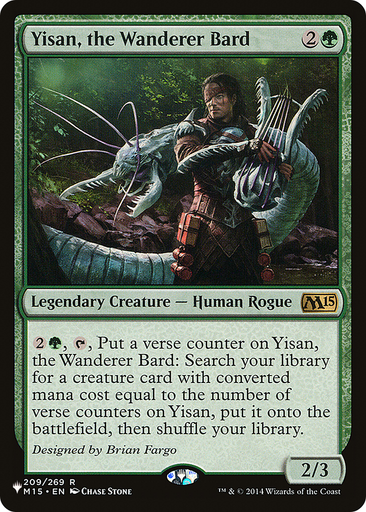 Image of Yisan, the Wanderer Bard [The List]