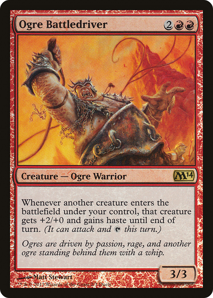 Image of Ogre Battledriver (Duels of the Planeswalkers Promos) [Duels of the Planeswalkers Promos 2013]