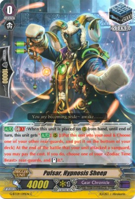 Image of Pulsar, Hypnosis Sheep (G-BT09/091EN) [Divine Dragon Caper]