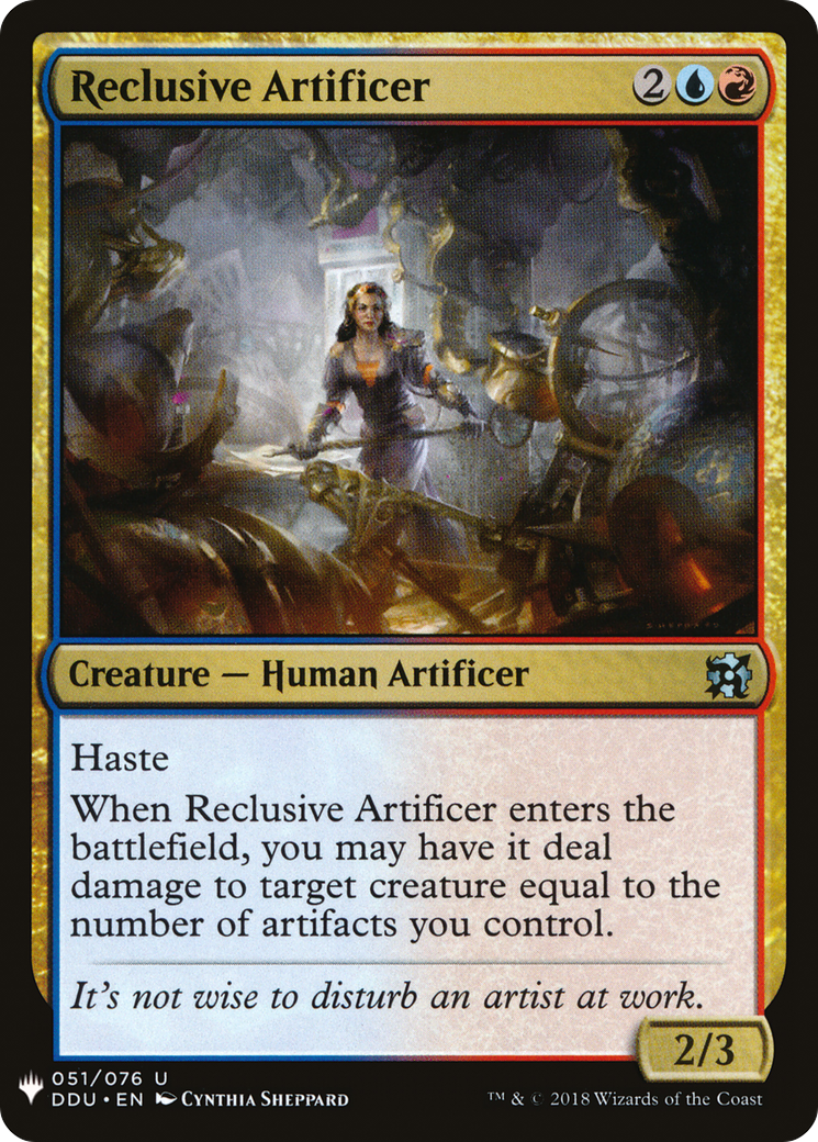 Image of Reclusive Artificer [Mystery Booster]