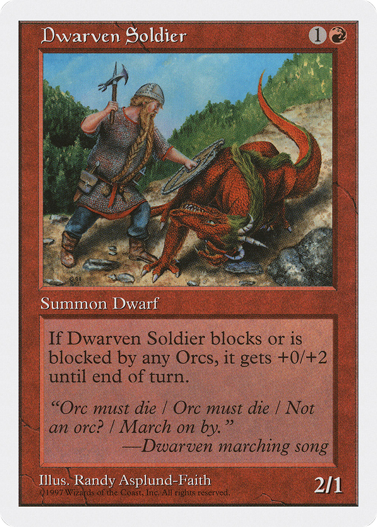 Image of Dwarven Soldier [Fifth Edition]