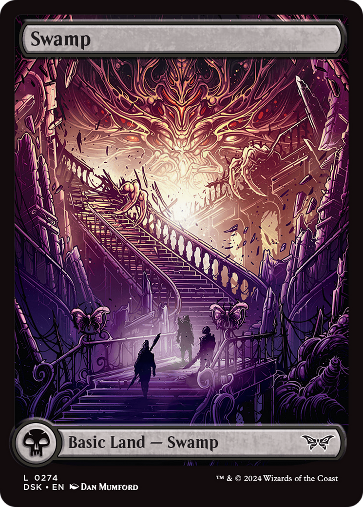Image of Swamp (274) - Full Art [Duskmourn: House of Horror]