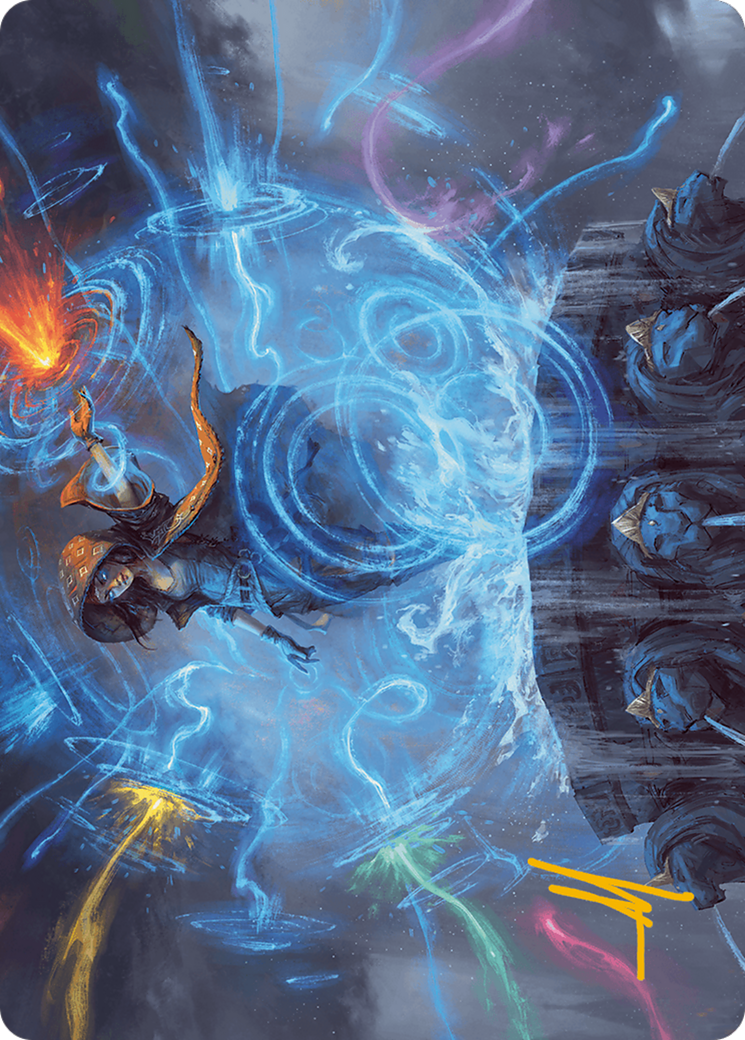 Image of Flusterstorm Art Card (Gold-Stamped Signature) [Modern Horizons 3 Art Series]