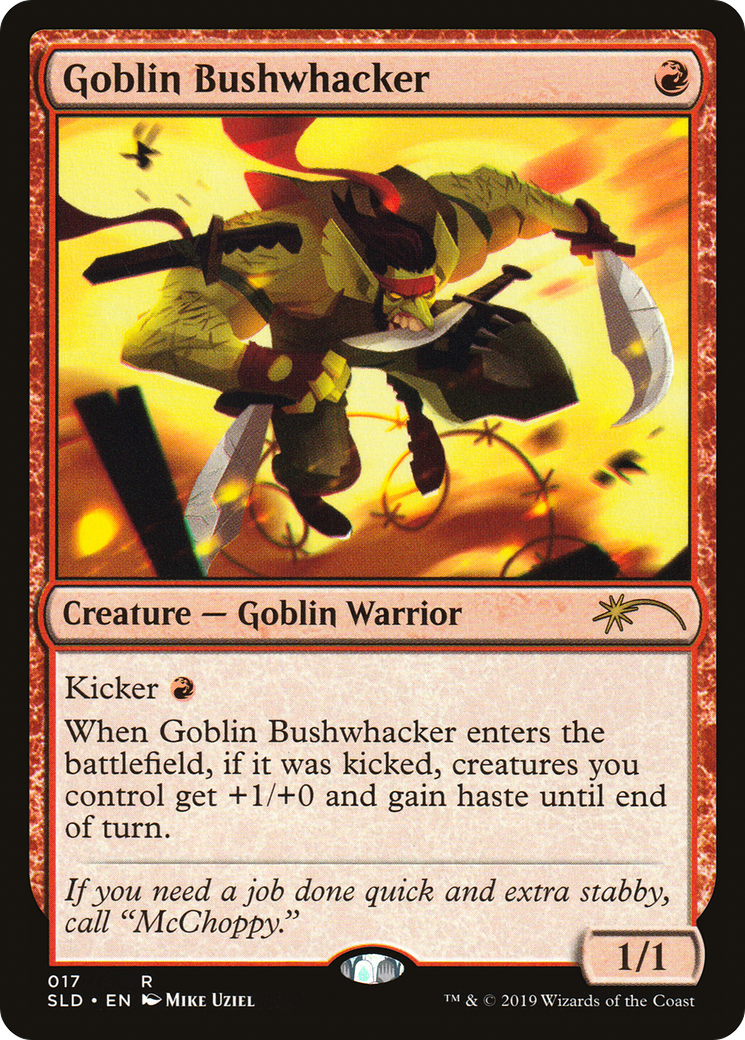 Image of Goblin Bushwhacker [Secret Lair Drop Series]