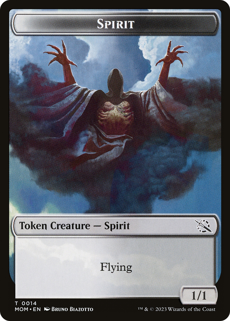 Image of Thopter // Spirit (14) Double-Sided Token [March of the Machine Tokens]