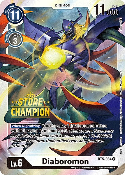 Image of Diaboromon [BT5-084] (Store Champion) [Battle of Omni Promos]